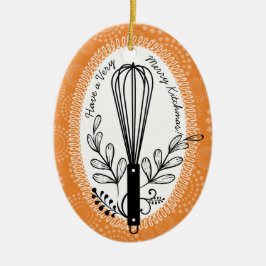 Kundenspezifische Farbe wischen kulinarische Keramikornament