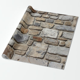 Kundenspezifische Felsen-Wand Geschenkpapier
