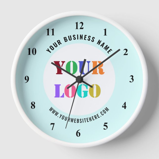 Kundenspezifische Firmenlogo und Farbenprägung Uhr (Vorderseite)