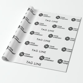 Kundenspezifische Firmenlogos und Markierungen Geschenkpapier