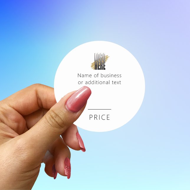 Kundenspezifische Firmenlogos und Preise Runder Aufkleber (Von Creator hochgeladen)