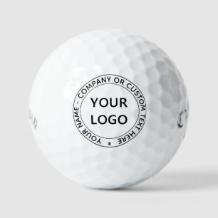 Kundenspezifische Firmenlogos und Textmarkierungen Golfball