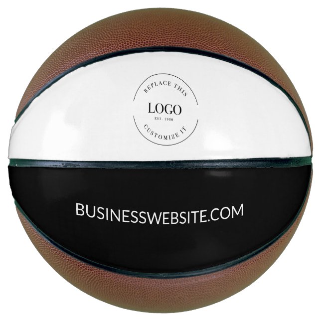 Kundenspezifische Firmenlogos und Website Basketball (Vorderseite)