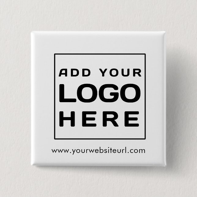 Kundenspezifische Firmenlogos und Website Button (Vorderseite)