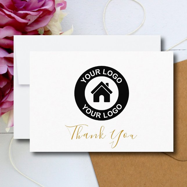 Kundenspezifische Firmenlogos und Werbebotschaften Dankeskarte (Von Creator hochgeladen)