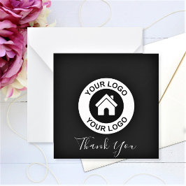 Kundenspezifische Firmenlogos und Werbebotschaften Mitteilungskarte