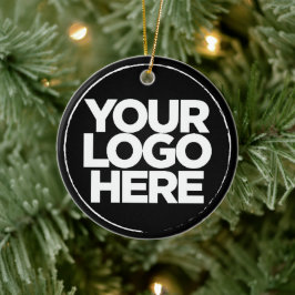 Kundenspezifische Firmenlogos Vielen Dank für Ihr  Keramik Ornament