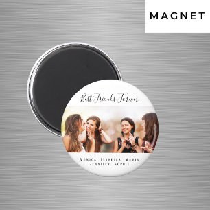 Kundenspezifische Foto beste Freunde für immer ble Magnet