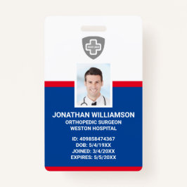 Kundenspezifische Foto-ID, Barcode- und Logo-Firma Ausweis