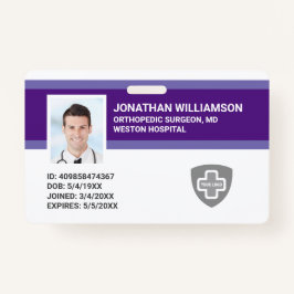 Kundenspezifische Foto-ID, Barcode- und Logo-Firma Ausweis