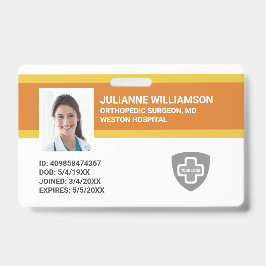 Kundenspezifische Foto-ID, Barcode- und Logo-Firma Ausweis