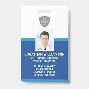 Kundenspezifische Foto-ID, Barcode- und Logo-Firma Ausweis