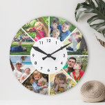 Kundenspezifische Foto Personalisierte Familienmit Runde Wanduhr<br><div class="desc">Erstellen Sie mit Ihren individuellen Bildern Ihre eigene,  individuell angepasste 8-Foto-Wanduhr.</div>