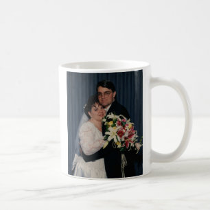 Kundenspezifische Foto-Tasse KRW mit Text Kaffeetasse
