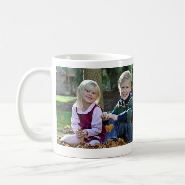 Kundenspezifische Foto-Tasse - laden Sie Ihre Kaffeetasse (Links)