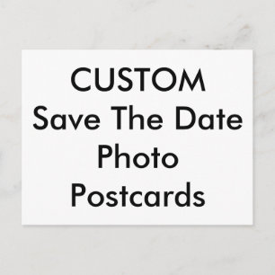 Kundenspezifische Foto-Text-Bild-Save the Date Ankündigungspostkarte
