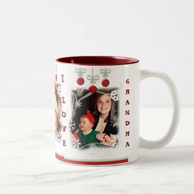 Kundenspezifische Foto-u. Zweifarbige Tasse (Rechts)