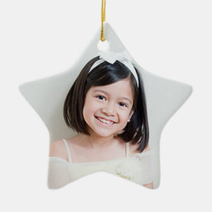 Kundenspezifische Foto-Verzierung Keramik Ornament