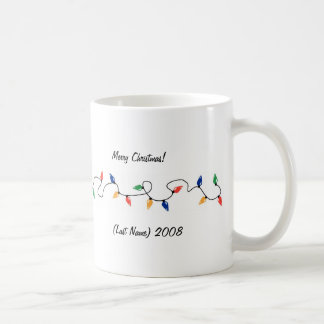 Kundenspezifische Foto-Weihnachtslicht-Tasse Kaffeetasse