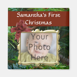 Kundenspezifische Foto-Weihnachtsmagneten Magnet