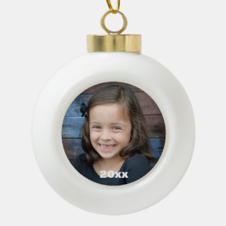 Kundenspezifische Fotoballverzierung Keramik Kugel-Ornament