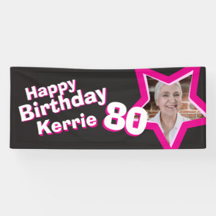 kundenspezifische Fotofahne des 80. Banner