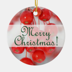Kundenspezifische frohe Retro Weihnachten 2016 mit Keramik Ornament