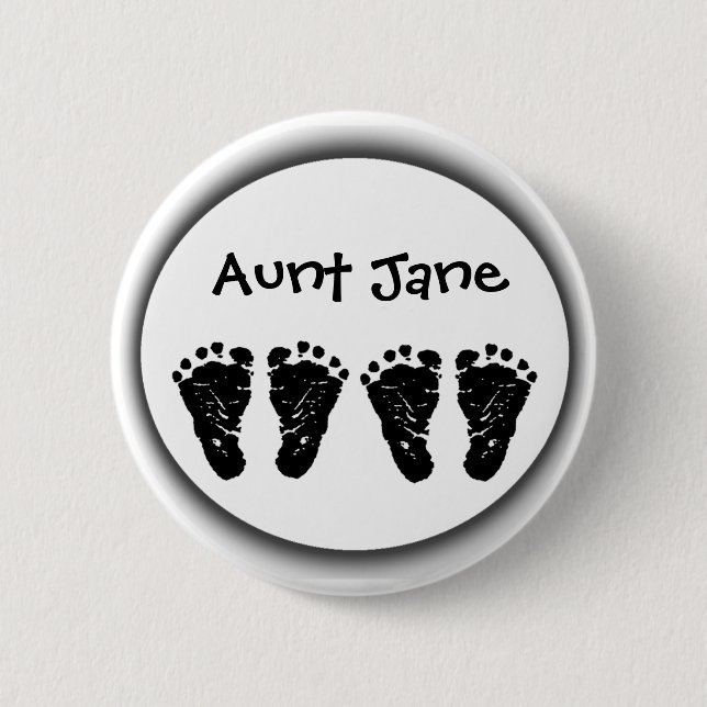 Kundenspezifische Fuß-Drucke Button (Vorderseite)