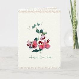 Kundenspezifische Gelegenheits-Rosa-süße Karte