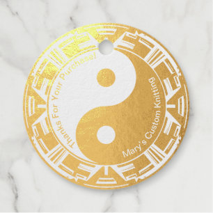 Kundenspezifische Geschäftsbedankungen Yin Yang Geschenkanhänger