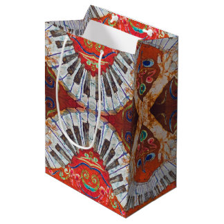 Kundenspezifische Geschenk-Tasche des Klavier-R4 - Mittlere Geschenktüte