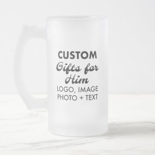 Kundenspezifische Geschenke für seine Mattierte Gl Mattglas Bierglas