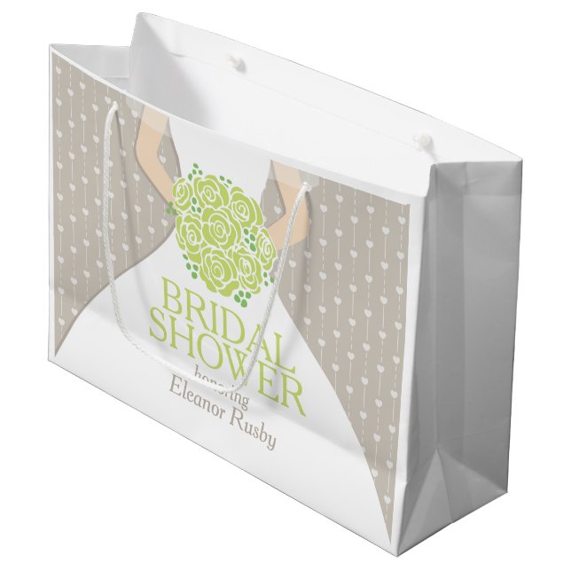 Kundenspezifische Geschenktasche Große Geschenktüte (Vorderseite Schrägansicht)