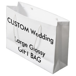 Kundenspezifische GLATTE Geschenk-Tasche GROSSES Große Geschenktüte