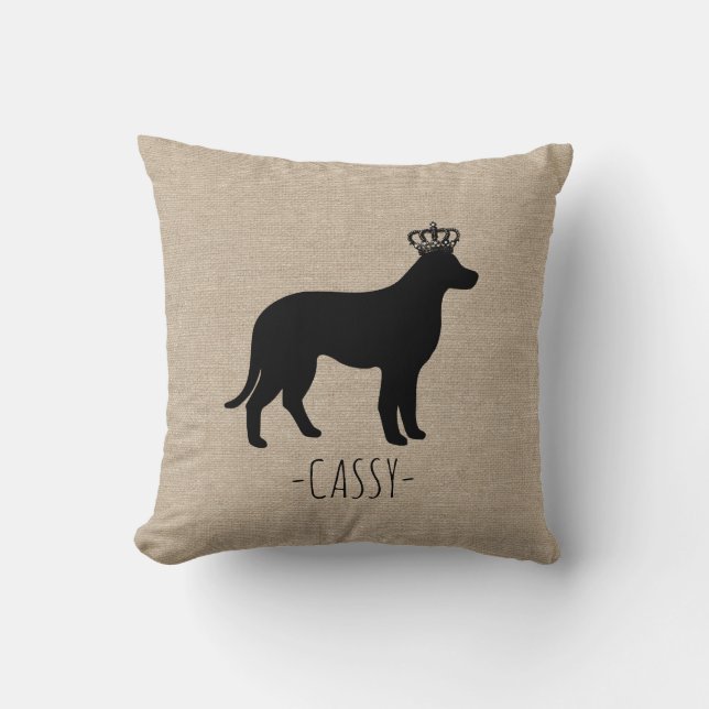 Kundenspezifische goldene Labrador Kissen (Vorderseite)