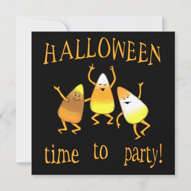 Kundenspezifische Halloween-Party-Einladung Einladung (Vorderseite)