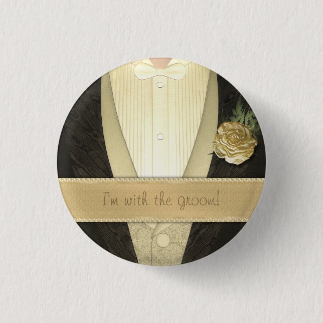 Kundenspezifische Hochzeit des Button (Vorderseite)
