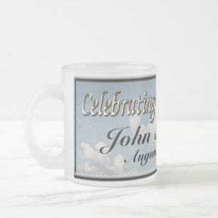 Kundenspezifische Hochzeits-Kaffeetasse Mattglastasse