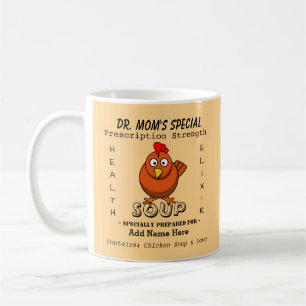 Kundenspezifische Hühnersuppe-Tasse Kaffeetasse