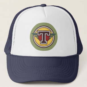 Kundenspezifische Initialen des Monogramm-"T" Truckerkappe