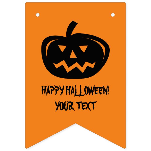 Kundenspezifische jackolantern wimpelkette (Erste Fahne)