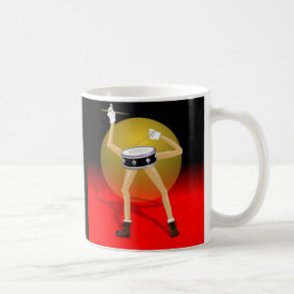 Kundenspezifische Kaffee-Tasse für Schlagzeuger Kaffeetasse