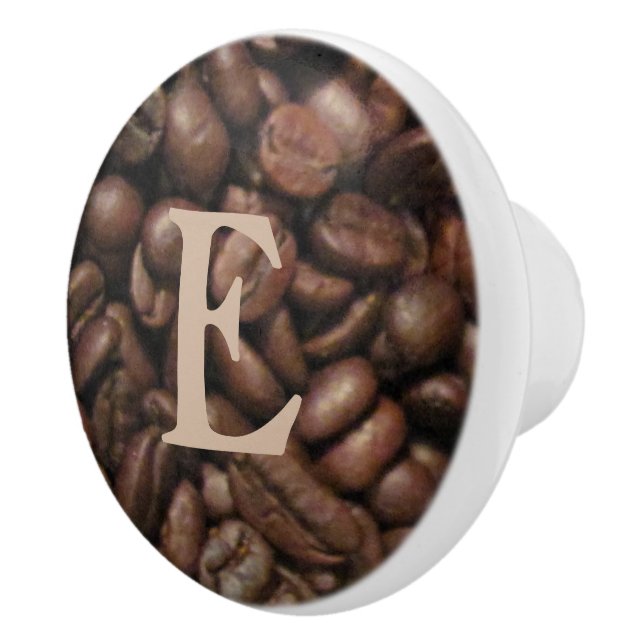 Kundenspezifische Kaffeebohnen - Kabinettgriff Keramikknauf (Rechts)