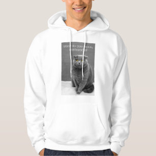Kundenspezifische Katze Meme lustige Katze Hoodie