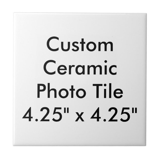 Kundenspezifische Keramik-Foto-Fliese 4,25" x Fliese (Vorderseite)
