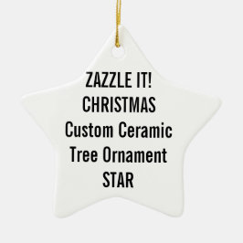 Kundenspezifische Keramik STERN Ornament