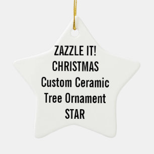 Kundenspezifische Keramik STERN Ornament