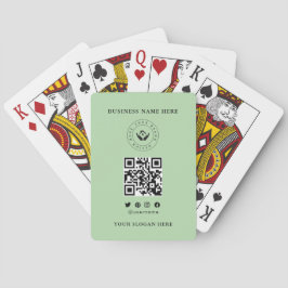 Kundenspezifische Klassische Firmenlogos und QR-Co Spielkarten