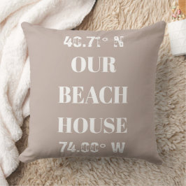 Kundenspezifische Koordination unseres Beach House Kissen