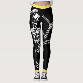 Kundenspezifische Leggings, die SKELETT MIT Leggings